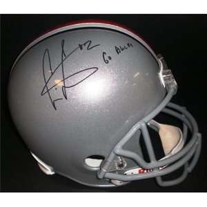 Cris Carter Autographed/Hand Signed Ohio State Buckeyes Full Size 