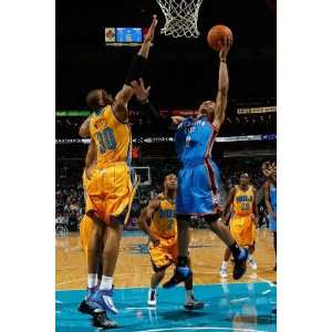  City Thunder v New Orleans Hornets Russell Westbrook and David 