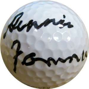  Dennis Farina Autographed/Hand Signed Golf Ball Sports 