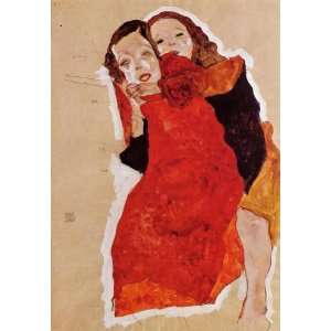  Hand Made Oil Reproduction   Egon Schiele   32 x 46 inches 