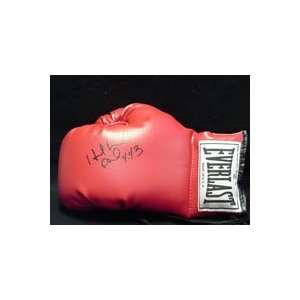  Evander Holyfield Autographed Glove