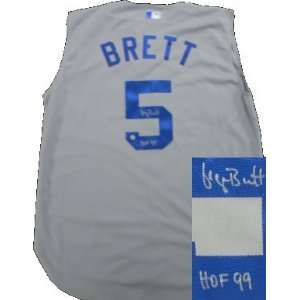 George Brett Kansas City Royals Gray Majestic Vest HOF99