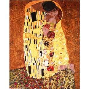  Poster, The Kiss (Der Kuss) by Gustav Klimt, Final Size 8 