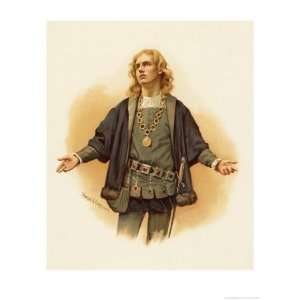  Hamlet, Prince of Denmark Giclee Poster Print by Harold 