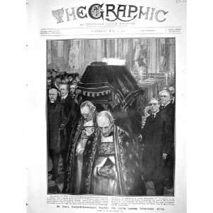  1908 HENRY CAMPBELL BANNERMAN FUNERAL WESTMINSTER ABBEY 