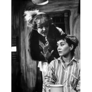  Actors Angela Lansbury and Joan Plowright in Scene From 