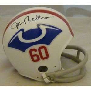 Joe Bellino Signed New England Patriots Mini Helmet