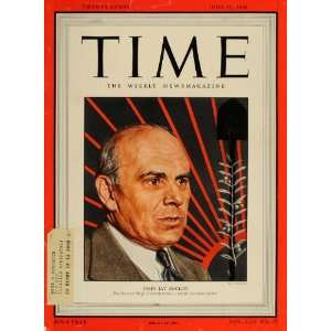  1949 Cover TIME John Jay McCloy Boris Chaliapin   Original 