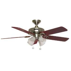 John Marshall Ducks Unlimited® Brushed Nickel Ceiling Fan with Cherry 