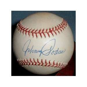Johnny Podres Autographed Baseball 