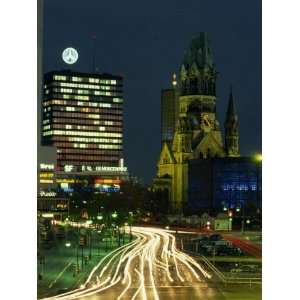 Kaiser Wilhelm Church, Kurfurstendam in Berlin, Germany Photographic 