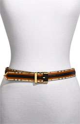 Burberry Check Print Belt Was $325.00 Now $216.90 33% OFF