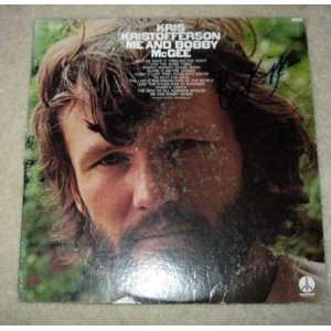 KRIS KRISTOFFERSON autographed SIGNED #1 Record *PROOF