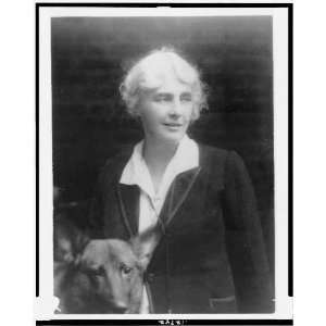  Lou Henry Hoover, with dog 1930s