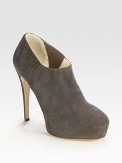 Brian Atwood   Nolita Suede Platform Ankle Boots