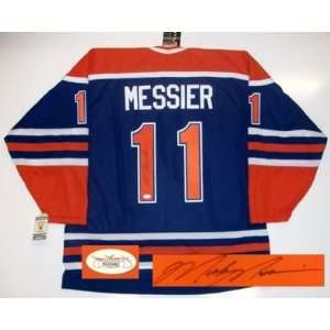 Mark Messier Signed Oilers 90 Cup Vintage Jersey Jsa