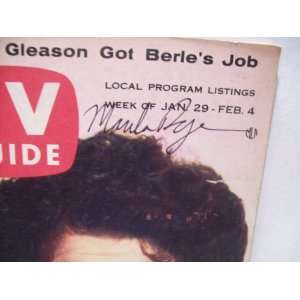  Raye, Martha TV Guide Signed Autograph Jan 29 1955