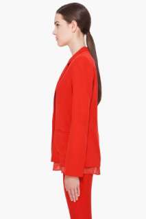 Kimberly Ovitz Rust Red Kai Blazer for women  