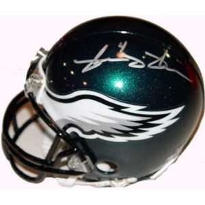  Signed Mike McMahon Mini Helmet   (Philadelphia Eagles 