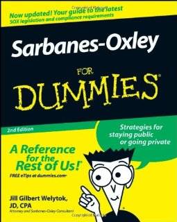 Sarbanes Oxley literature to assist professionals with full compliance 