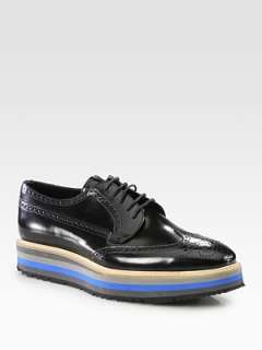 Prada   Espadrille Oxford Lace Ups    