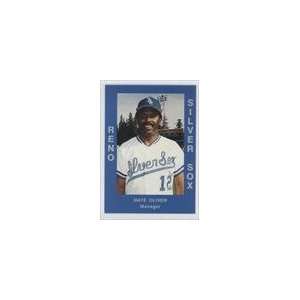  1988 Reno Silver Sox Cal League Cards #291   Nate Oliver 