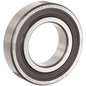  Ball Bearing, Double Sealed, No Snap Ring, Steel, Metric, 9mm ID 