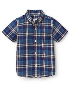 Burberry Boys Short Sleeve Woven Shirt   Sizes 7 14