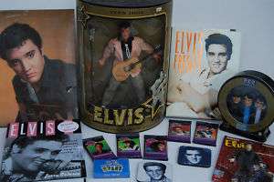 LOT  1993 Elvis Teen Idol Doll,PEZ Disp,Elvis Cards +  