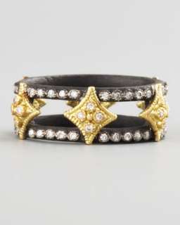 Gold Dark Diamond Ring  