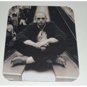 PETER GABRIEL Shaved Head Look COMPUTER MOUSE PAD Genesis