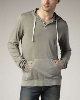 Ribbed Cotton Hoodie  