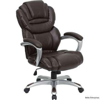 Executive High Back Brown Swivel Chair