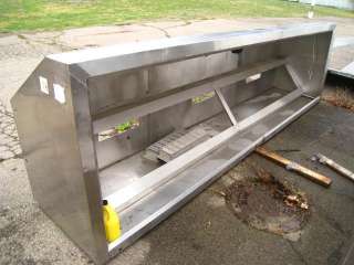   ft Stainless Steel Commercial Restaurant Exhaust Fume Vent Hood  