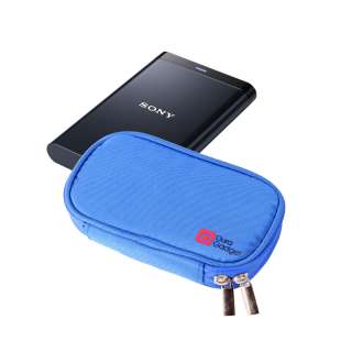 Memory Foam External Hard Drive Case With Dual Zip For Sony HD PG5, HD 