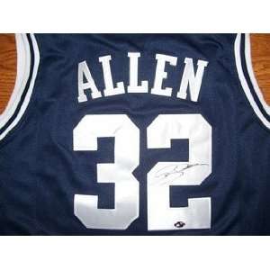 Ray Allen Autographed Jersey   UCONN