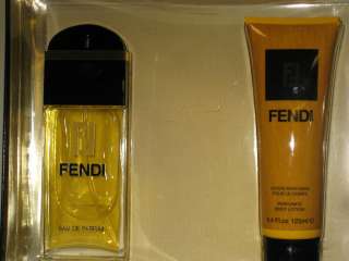 FENDI BY FENDI PERFUME 3.4 oz eau de parfum + 4.4 oz body lotion SET 