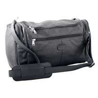   is a breeze with this A.Saks two in one duffel bag. In black