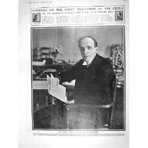  1909 LORD ROBERT CECIL PHOTO FRAMCE MANTELPIECE