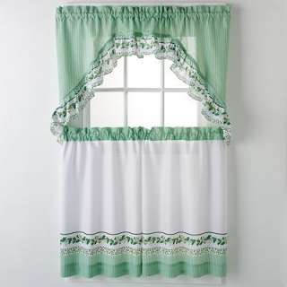United Curtain Co. Ivy 3 pc. Kitchen Curtain Set
