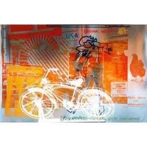 Bicycle National Gallery by Robert Rauschenberg. Best Quality Art 