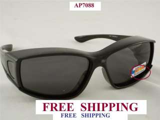 Polarized Fit Over Sunglasses Goggles XL Gray 7088  