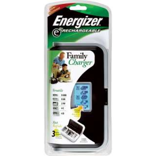 Energizer Family Charger For AA/AAA/C/D/9V Batteries  