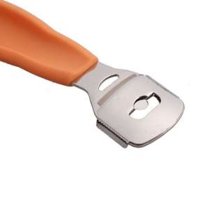   Cuticle Cutter Remover Pedicure Foot W/ 10 Pcs Blade Orange  