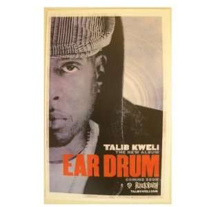 Talib Kweli Poster Ear Drum Handsome Face Shot