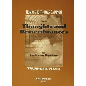  Homage to Thomas Campion for Trumpet and Piano Jackson 