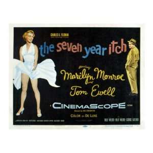  The Seven Year Itch, Marilyn Monroe, Tom Ewell, 1955 