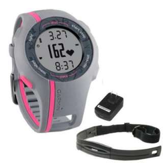 Garmin Forerunner 110 Pink with HR Monitor Womens GPS Receiver 010 
