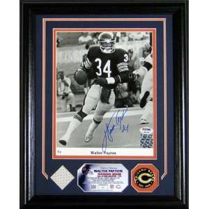 Walter Payton Chicago Bears Autographed Photomint
