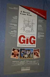 1986 THE GIG Wayne Rogers Cleavon Little kool Jazz  